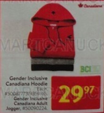 Walmart Gender Inclusive Canadiana Hoodie offer