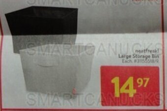 Walmart Neatfreak! Large Storage Bin offer