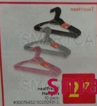 Walmart Neatfreak! Hangers offer