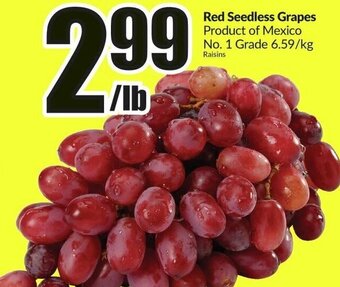 FreshCo Red Seedless Grapes offer
