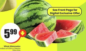FreshCo Whole Watermelon offer