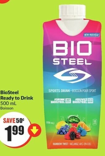 FreshCo BioSteel Ready to Drink 500 mL offer