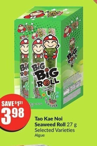 FreshCo Tao Kae Noi Seaweed Roll 27 g offer