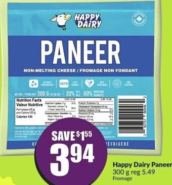 FreshCo Happy Dairy Paneer 300 g offer