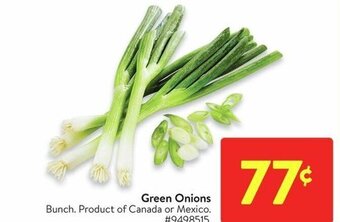 Walmart Green Onions offer