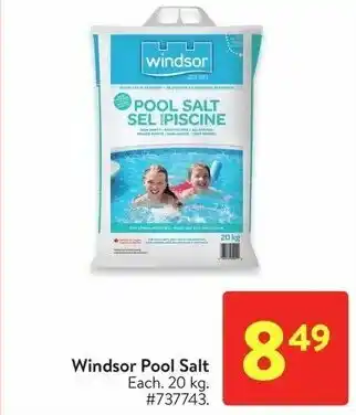 Walmart Windsor Pool Salt Each. 20 kg. offer