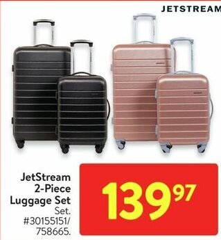 Walmart JetStream 2-Piece Luggage Set offer
