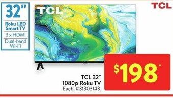 Walmart TCL 32" 1080p Roku TV offer