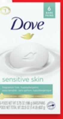 Walmart Dove bar soap 6 x 106 g offer