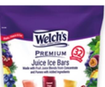 Walmart Welch's juice ice bars offer