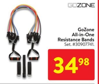 Walmart Gozone all-in-one resistance bands offer
