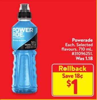 Walmart Powerade offer