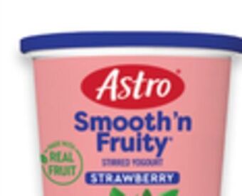 Walmart Astro smooth 'n fruity yogurt tubs offer