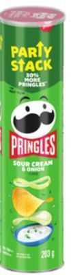 Walmart Pringles party stack, original or sour cream & onion offer