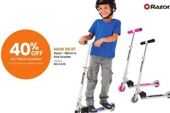 Toys R us Razor - 98mm a kick scooter offer