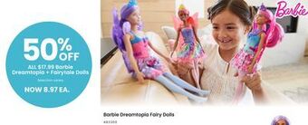 Toys R us Barbie dreamtopia fairy dolls offer
