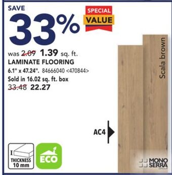 Lowe's Mono serra group laminate flooring offer