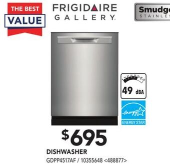 Lowe's Frigidaire gallery dishwasher offer