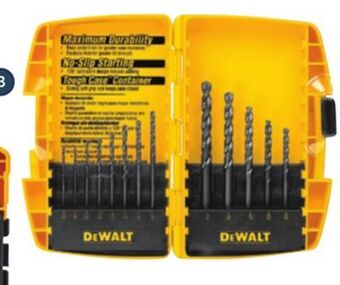 Lowe's Dewalt 13-piece drill bit set offer