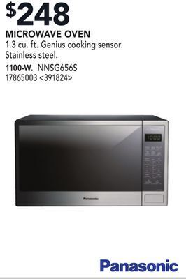 Lowe's Panasonic microwave oven offer