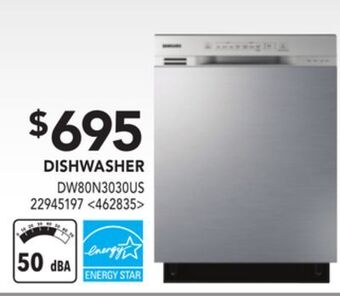 Lowe's Samsung dishwasher offer