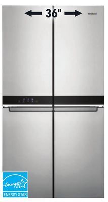 Lowe's Whirlpool 19.4 cu. ft. refrigerator, 36 offer