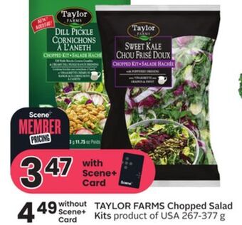 Sobeys Taylor farms chopped salad kits offer