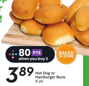 Sobeys Hot dog or hamburger buns offer