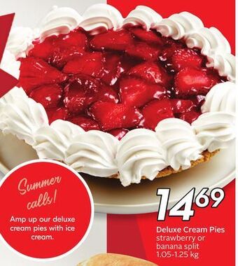 Sobeys Deluxe cream pies offer
