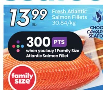 Sobeys Fresh atlantic salmon fillets offer