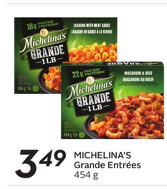 Sobeys Michelina's grande entrées offer