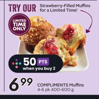 Sobeys Compliments muffins offer