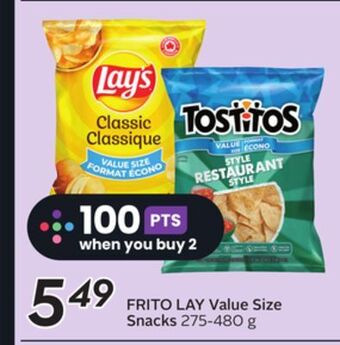 Sobeys Frito lay value size snacks offer