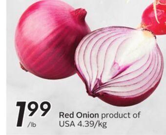 Sobeys Red onion offer