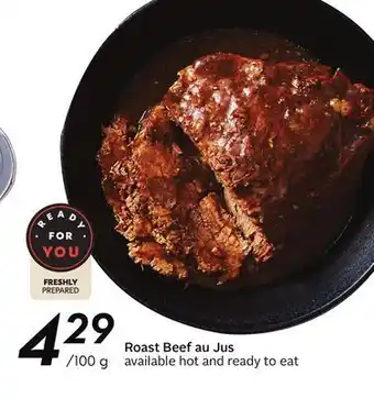 Sobeys Roast beef au jus offer