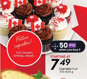 Sobeys Cupcakes offer