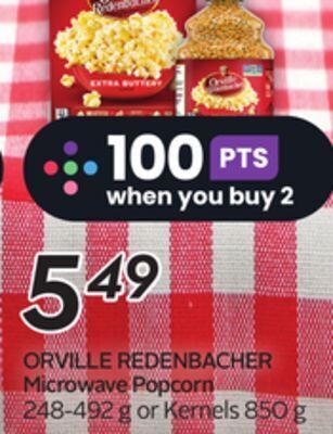 Sobeys Orville redenbacher microwave popcorn offer