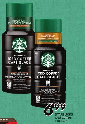 Sobeys Starbucks iced coffee offer
