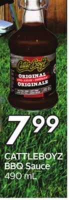 Sobeys Cattleboyz bbq sauce offer