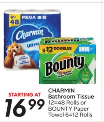 Sobeys Charmin bathroom tissue offer