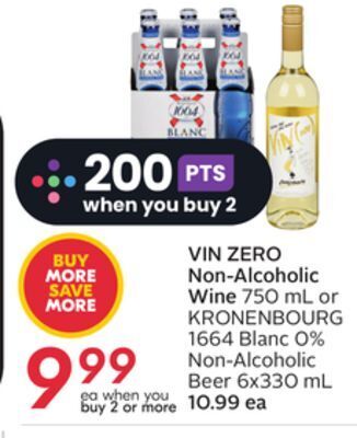 Sobeys Vin zero non-alcoholic wine offer