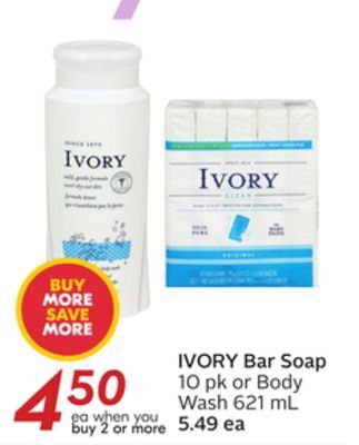 Sobeys Ivory bar soap offer
