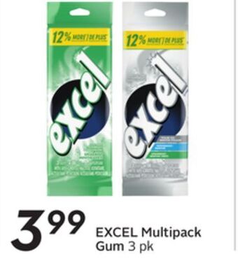 Sobeys Excel multipack gum offer