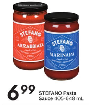 Sobeys Stefano pasta sauce offer