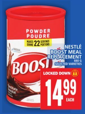 Food Basics Nestlé boost meal replacement offer