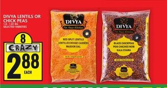 Food Basics Divya lentils or chick peas offer