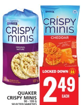 Food Basics Quaker crispy minis offer