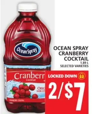 Food Basics Ocean spray cranberry cocktail offer