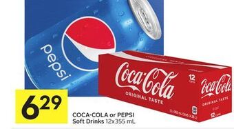 Foodland Coca-cola or pepsi soft drinks offer