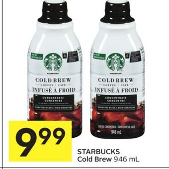 Foodland Starbucks cold brew 946 ml offer